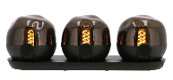 Cosisfera black set of 3 including charging station