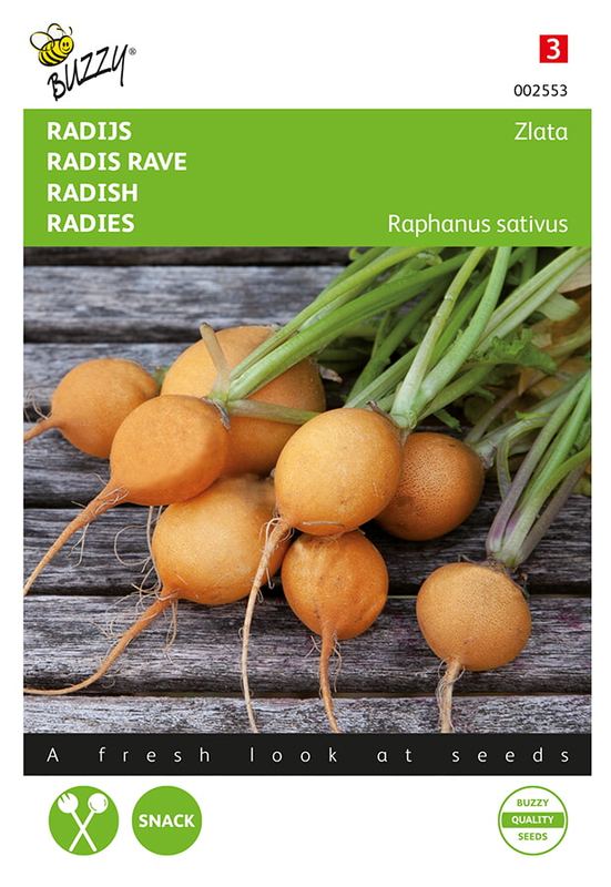 Buzzy® Radijs Zlata, geel