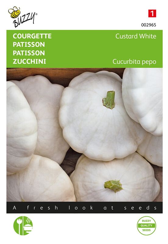Buzzy® Patisson Custard White