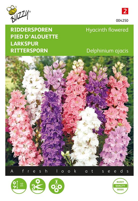 Buzzy® Delphinium, Ridderspoor gemengd
