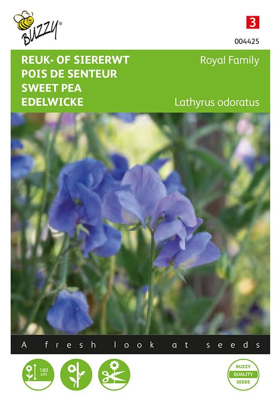 Buzzy® Lathyrus, Reuk- of siererwt Royal Family Blauw