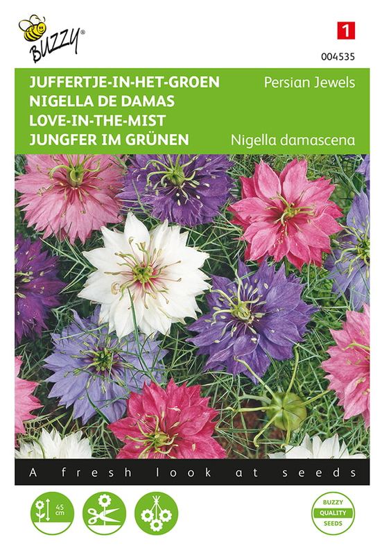 Buzzy® Nigella, Juffertje-in-het-groen Persian Jewels gem.