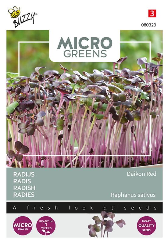 Buzzy® Microgreens Radijs (rood)