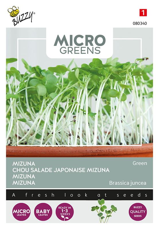 Buzzy® Microgreens Mizuna green