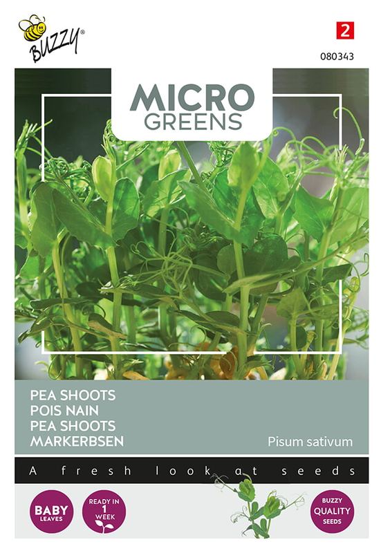 Buzzy® Microgreens Peashoots