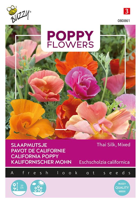 Buzzy® Poppies of the world - Thai Silk
