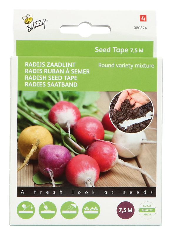 Buzzy® Zaadband Radis ronde soorten mélangé