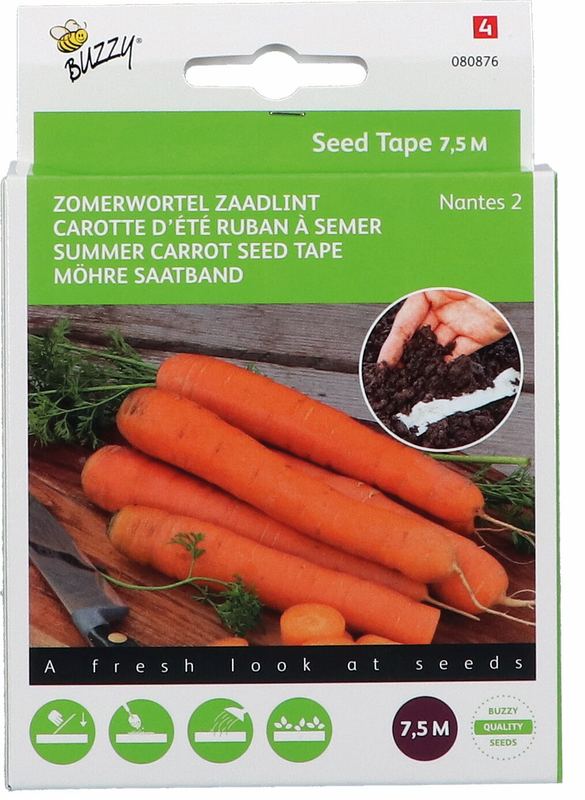 Buzzy® Zaadband Wortelen Nantes 2