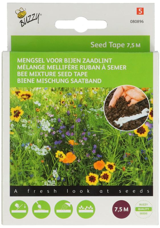 Buzzy® Zaadband Bijenmengsel 7,5 m