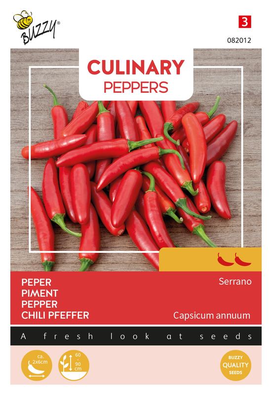 Buzzy® Culinary Peppers Serrano