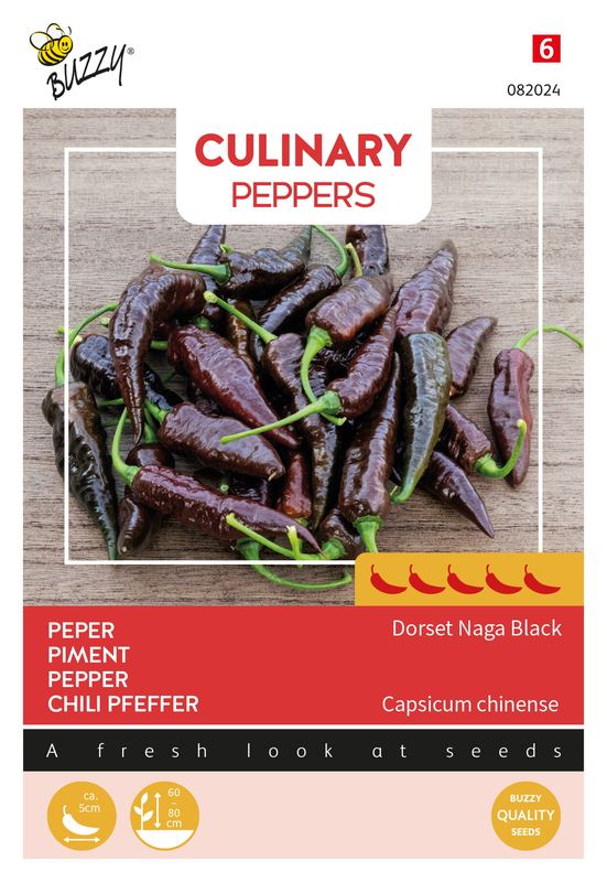 Buzzy® Culinary Peppers Black Naga