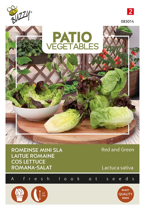 Buzzy® Patio Veggies, Romeinse Mini-sla mélangé