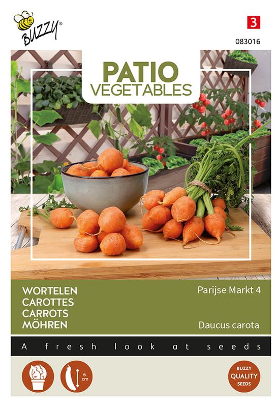 Buzzy® Patio Veggies, Carotte Parijse Markt