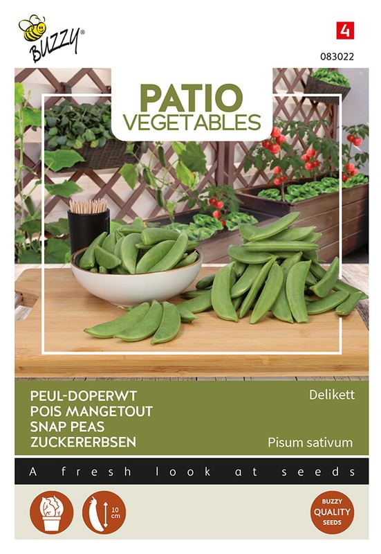 Buzzy® Patio Veggies, Sugar Snap delikett