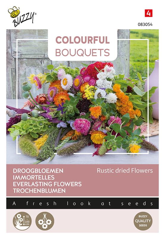 Colorful Bouquets, Rustic dried flowers (droogbloem 1)