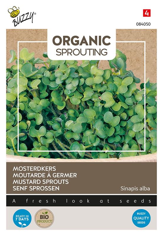 Buzzy® Organic Sprouting Mosterdkers (BIO)