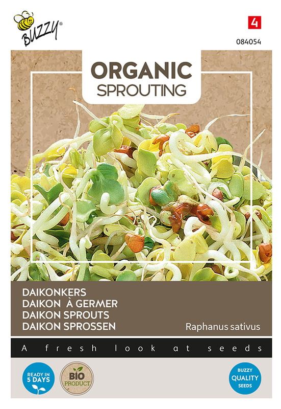 Buzzy® Organic Sprouting Daikonkers (BIO)