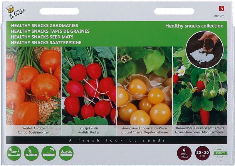 Buzzy® Zaadmatjes Snack 4 matjes