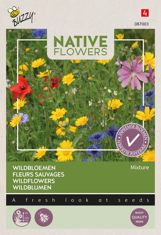 Buzzy® Native Flowers Inheems Wildbloemmengsel