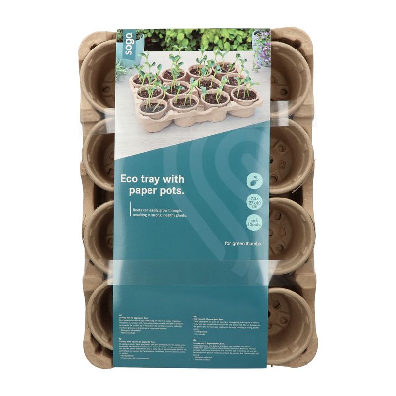 SOGO Eco kweektray incl. 12 pots