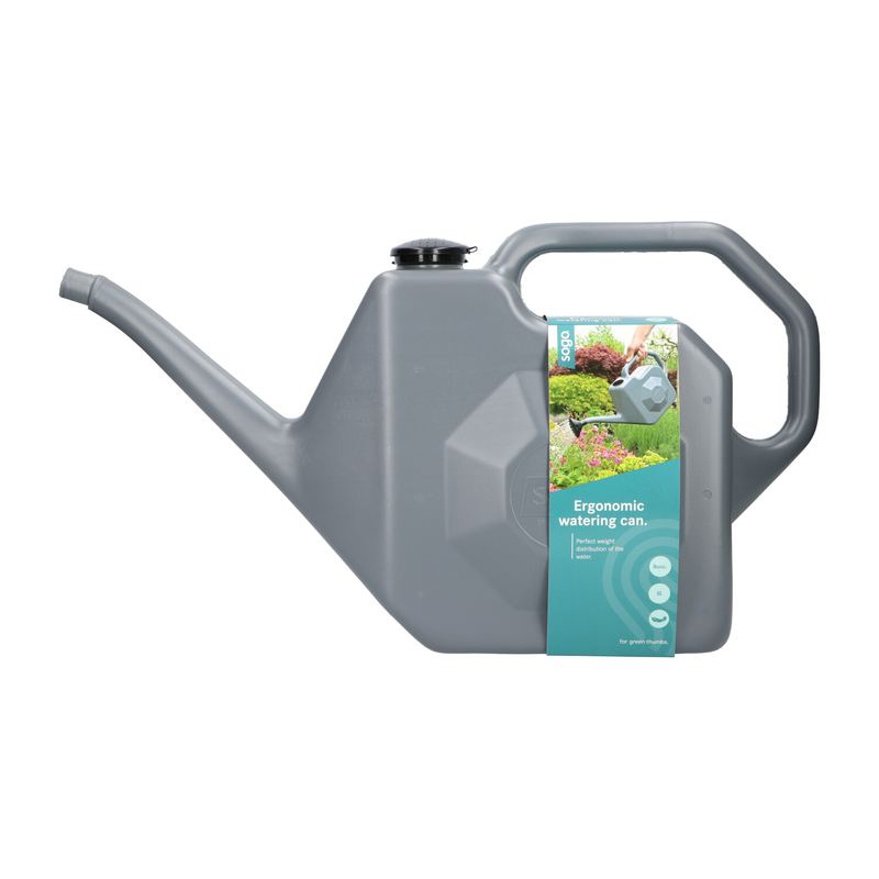 SOGO Ergonomische gieter 8ltr antraciet
