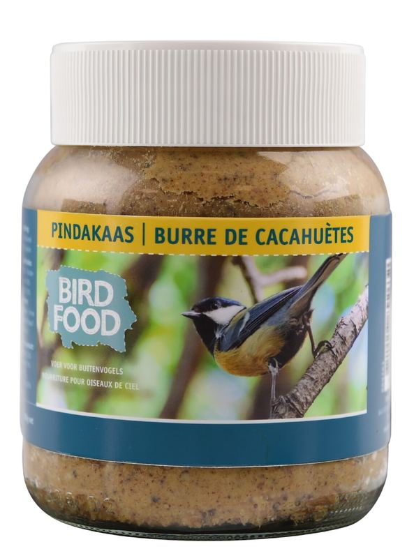 Bûten Food Vogelpindakaas kunststof pot 350g