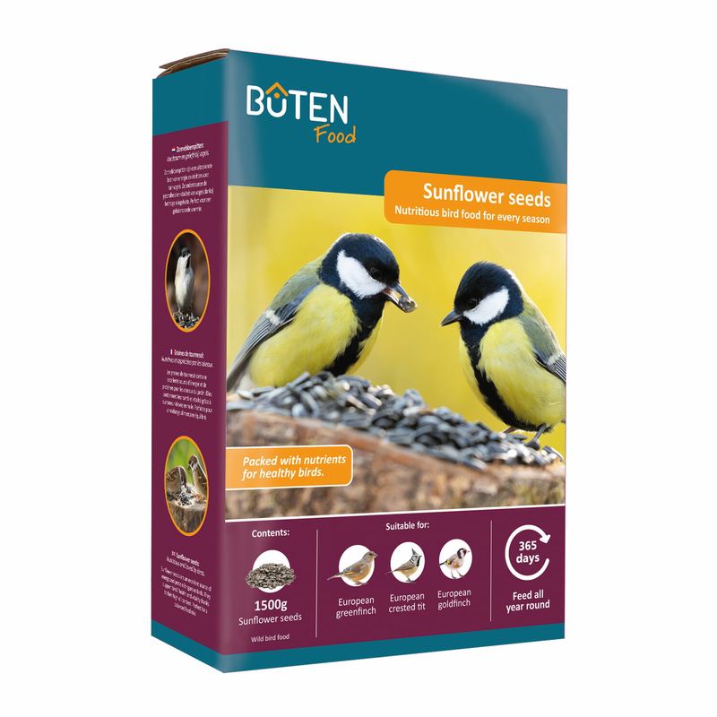 Bûten Food Zonnebloem Grootverpakking 1.5 kg all year round