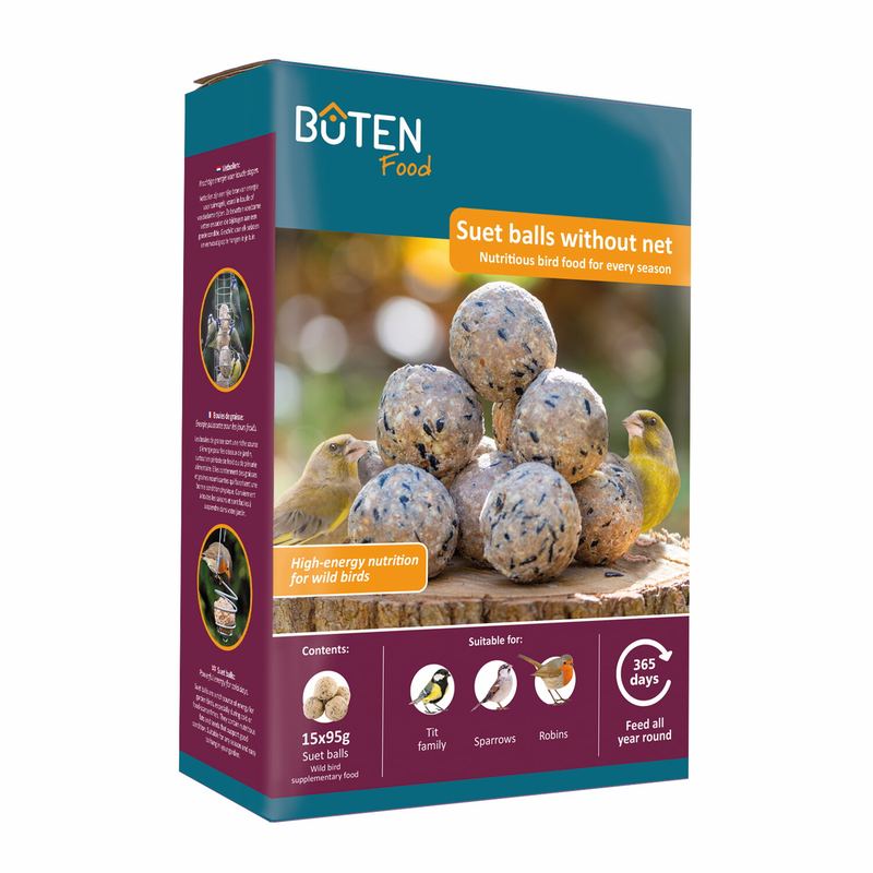 Bûten Food Boules de graisse grootverp 15 st all year round