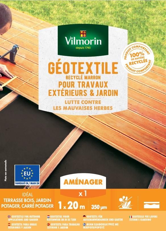 Bruin geotextiel